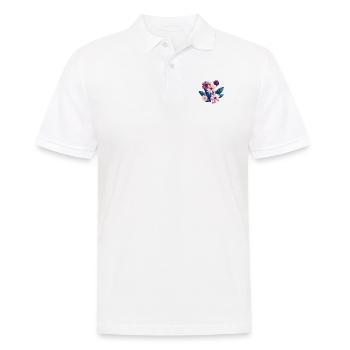 Fleurs, bouquet, fleuristerie, pépinière - Polo Homme - blanc - Devant - Kai (181cm)