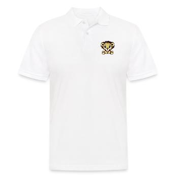 Lion Baby Lion Zoo Animal Conservation - Men's Polo Shirt - white - Front - Kai (181cm)