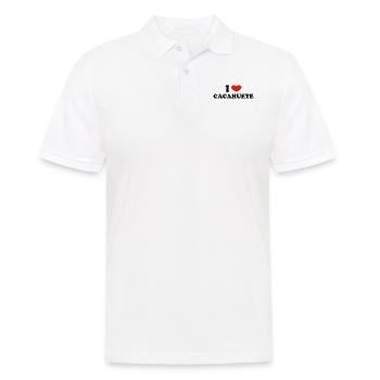 I Love Cacahuète - Polo Homme - blanc - Devant - Kai (181cm)