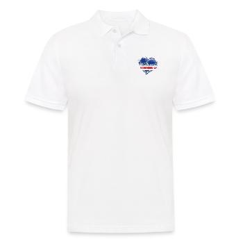 HOME ROOTS COUNTRY GIFT LOVE Cape verde - Männer Poloshirt - Weiß - Vorne - Kai (181cm)