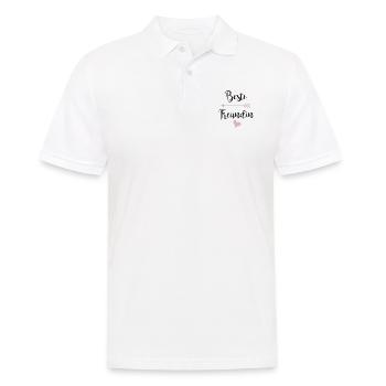 Beste Freundin - Teil 1 - Männer Poloshirt - Weiß - Vorne - Kai (181cm)