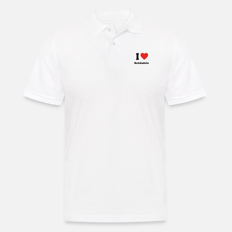 Bayern basst bayrisch bier Schaeufele - Männer Poloshirt - Weiß