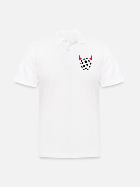 Floorball - Männer Poloshirt - Weiß
