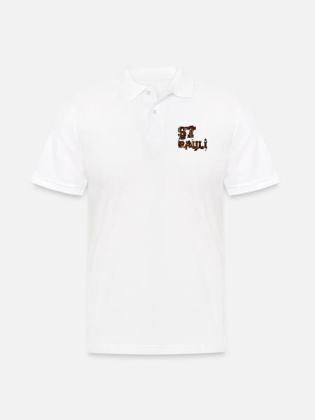 st_pauli2 - Männer Poloshirt - Weiß