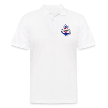 hamburg_1 - Männer Poloshirt - Weiß - Vorne - Kai (181cm)