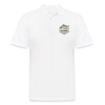 66 aventures - les explorateurs sont encore là - Polo Homme - blanc - Devant - Kai (181cm)
