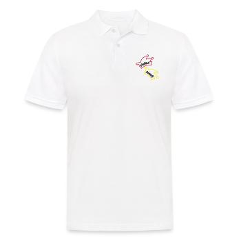 Narrenkappe / Helau / Alaaf - Männer Poloshirt - Weiß - Vorne - Kai (181cm)