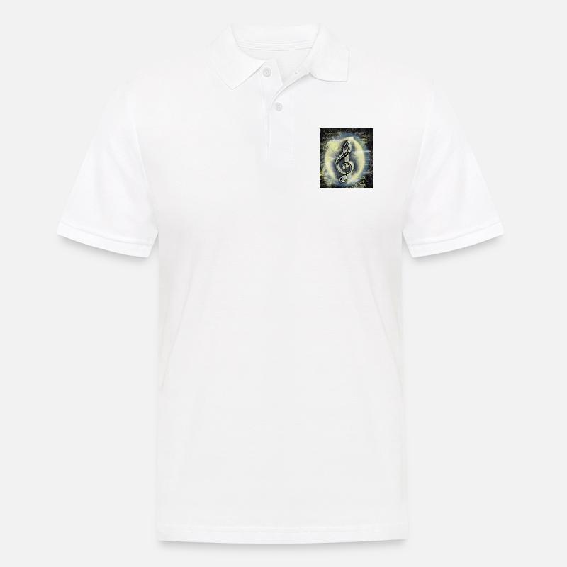 Insulti per violino - Polo da uomo - bianco