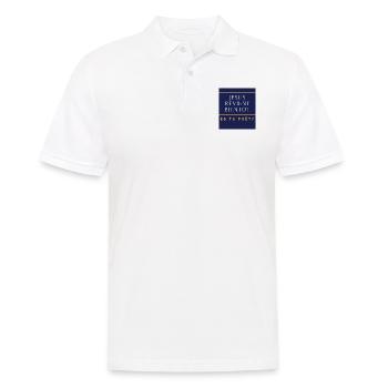 jesus revient bientôt - Polo Homme - blanc - Devant - Kai (181cm)