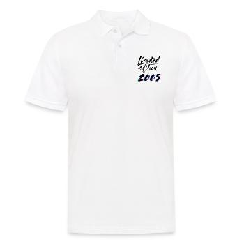 Limited Edition 2005 Cadeau d’anniversaire - Polo Homme - blanc - Devant - Kai (181cm)