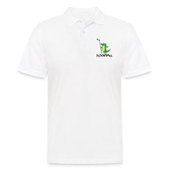 floorball floorball-champion unihockey-sport - Polo Homme - blanc - Devant - Kai (181cm)