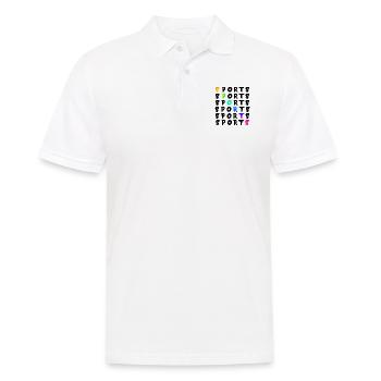 | sportive | de remise en forme | sportive coloré - Polo Homme - blanc - Devant - Kai (181cm)