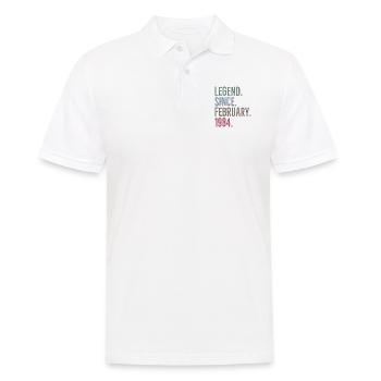 Légende depuis février 1984 - Polo Homme - blanc - Devant - Kai (181cm)