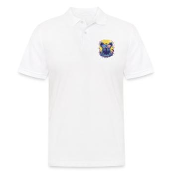 climate change zoo animal funny sayings - Men's Polo Shirt - white - Front - Kai (181cm)