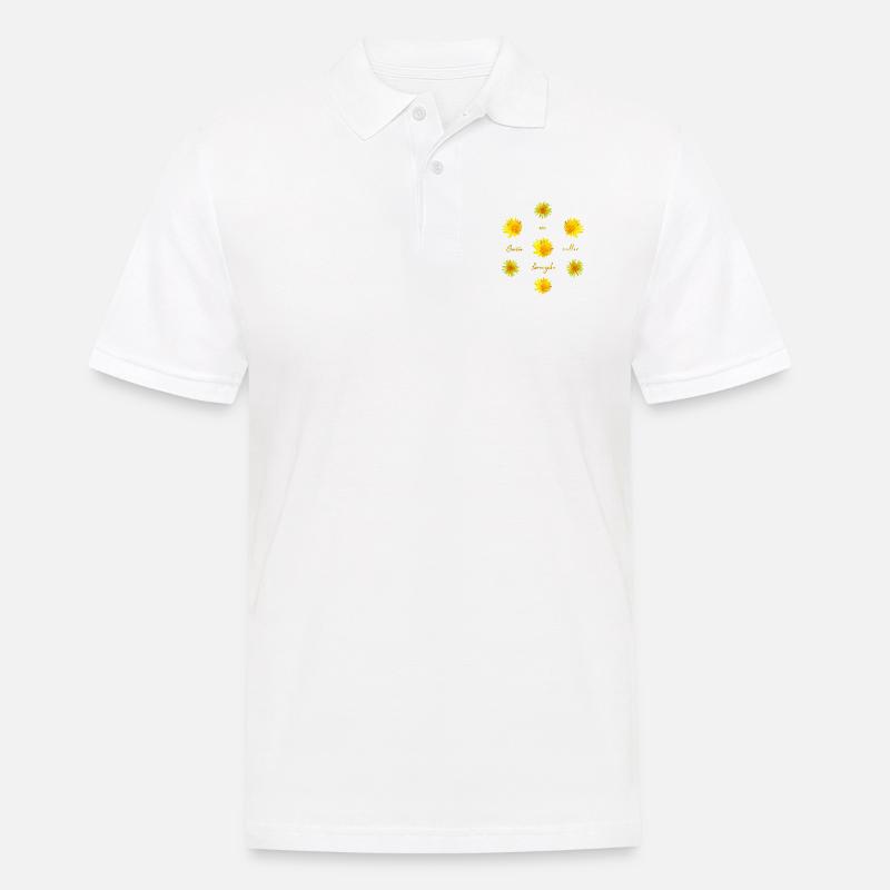 Löwenzahn Garten - Männer Poloshirt - Weiß