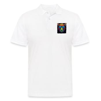 Anti War Funny Quote - Men's Polo Shirt - white - Front - Kai (181cm)