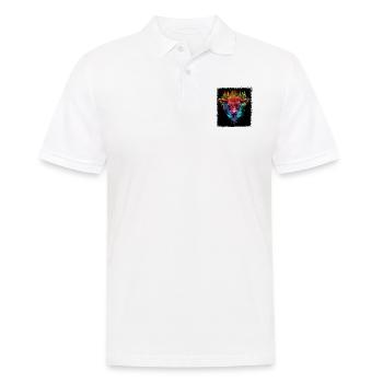 disarmament peace movement hippy cool - Männer Poloshirt - Weiß - Vorne - Kai (181cm)