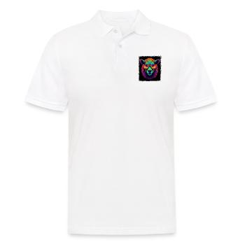birthday present geek anti herd of sheep humor - Männer Poloshirt - Weiß - Vorne - Kai (181cm)
