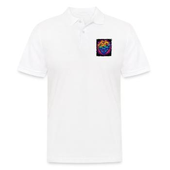 Peace for Paris Dictons drôles d’humour génial - Polo Homme - blanc - Devant - Kai (181cm)