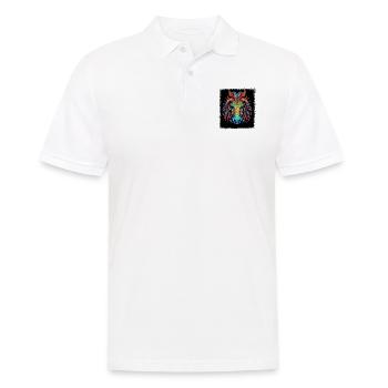 sayings friesian thelwell jokes happy - Männer Poloshirt - Weiß - Vorne - Kai (181cm)