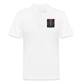 joke gift idea bible verse comic and sarcastic - Männer Poloshirt - Weiß - Vorne - Kai (181cm)