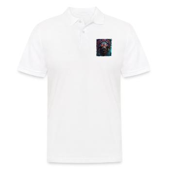 africa cut meme design 1979 january quote geek - Männer Poloshirt - Weiß - Vorne - Kai (181cm)