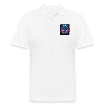 browser chef evolution tshirts - Männer Poloshirt - Weiß - Vorne - Kai (181cm)