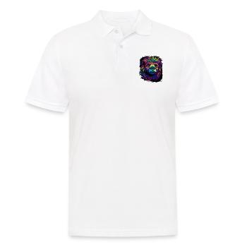 Paresseux Vêtements Chypystrie Étudiants Contrôleur Cool - Polo Homme - blanc - Devant - Kai (181cm)