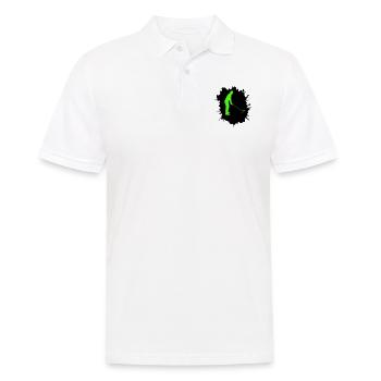 Golf Blobs - Men's Polo Shirt - white - Front - Kai (181cm)