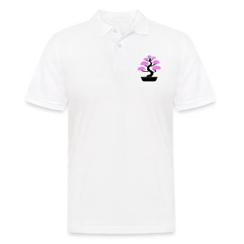 bonsai baum tree - Männer Poloshirt - Weiß - Vorne - Kai (181cm)