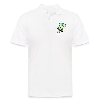 perroquet - Polo Homme - blanc - Devant - Kai (181cm)