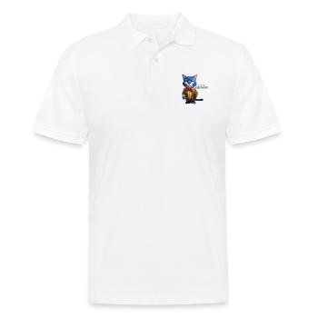 Professor Kritikat - Men's Polo Shirt - white - Front - Kai (181cm)