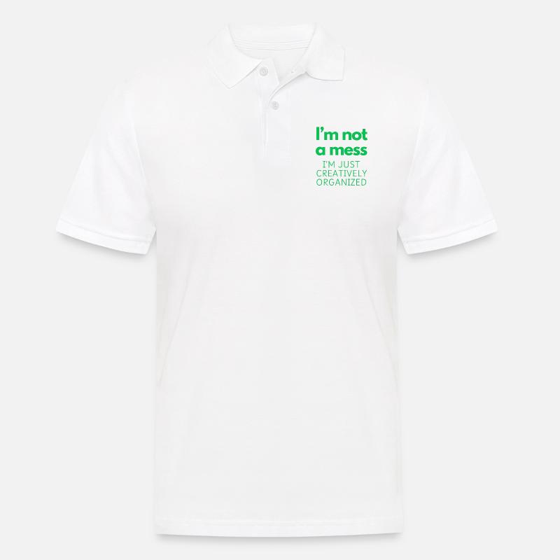 Non sono un disastro - Polo da uomo - bianco
