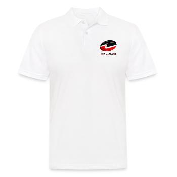 Rugby - Männer Poloshirt - Weiß - Vorne - Kai (181cm)