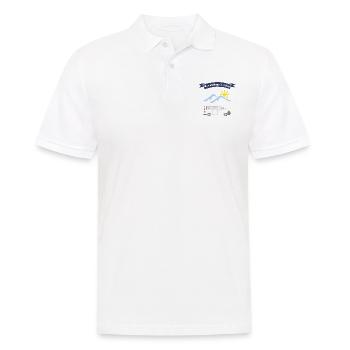 motorhome is calling - Männer Poloshirt - Weiß - Vorne - Kai (181cm)