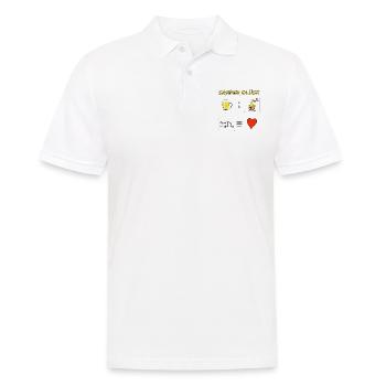 camper glück wohnwagen - Männer Poloshirt - Weiß - Vorne - Kai (181cm)