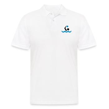 Wasserball - Männer Poloshirt - Weiß - Vorne - Kai (181cm)
