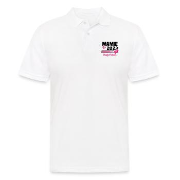Mamie en 2023 / Cadeau future mamie 2023 - Polo Homme - blanc - Devant - Kai (181cm)