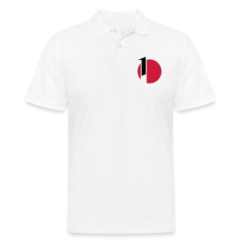 Teeny sailing class segelzeichen - Männer Poloshirt - Weiß - Vorne - Kai (181cm)