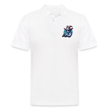 Clarinette jouant de la chèvre avec des lunettes de soleil - Polo Homme - blanc - Devant - Kai (181cm)