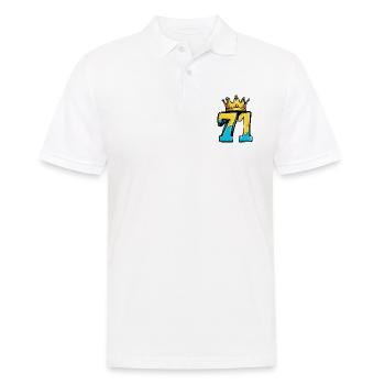 71 Nombre Couronne - Polo Homme - blanc - Devant - Kai (181cm)
