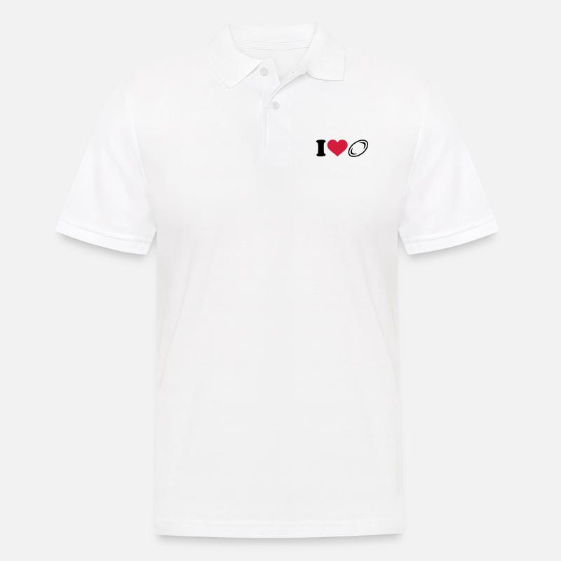 Rugby - Männer Poloshirt - Weiß