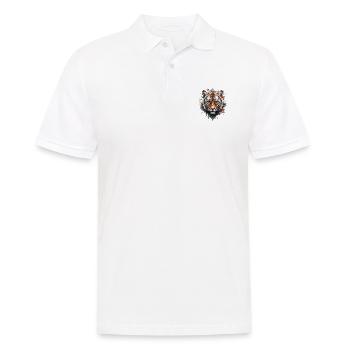 Tiger - Men's Polo Shirt - white - Front - Kai (181cm)