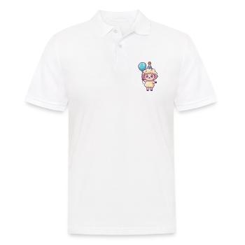 Schaf Geburtstag Baby - Männer Poloshirt - Weiß - Vorne - Kai (181cm)