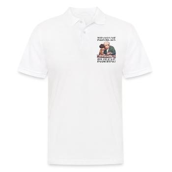 Vintage Postage Stamps Collecting Dad Collectors - Men's Polo Shirt - white - Front - Kai (181cm)