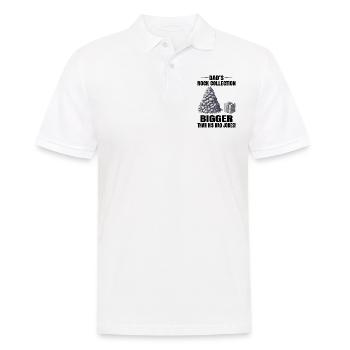 Mountain Rock Collecting Dad Collector Humorous - Men's Polo Shirt - white - Front - Kai (181cm)