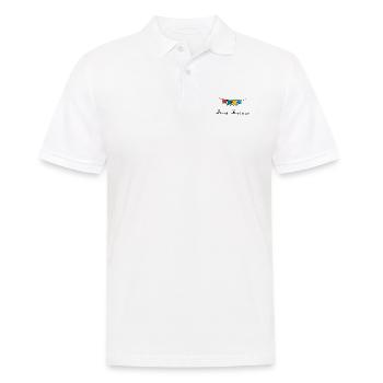 MAÎTRESSE. MERCI. MERCI MAÎTRESSE - Polo Homme - blanc - Devant - Kai (181cm)