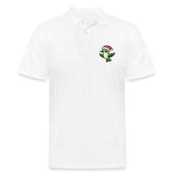 Colibri Oiseau Noël Mignon - Polo Homme - blanc - Devant - Kai (181cm)