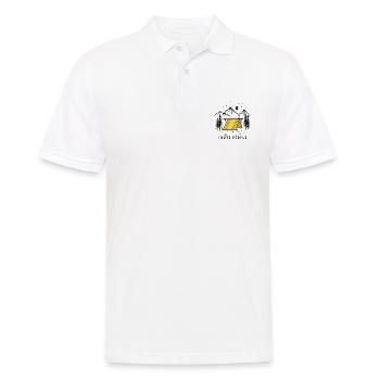 Camping Camper - Men's Polo Shirt - white - Front - Kai (181cm)