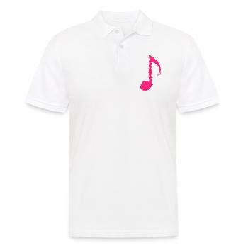 Musique Note de musique - Polo Homme - blanc - Devant - Kai (181cm)